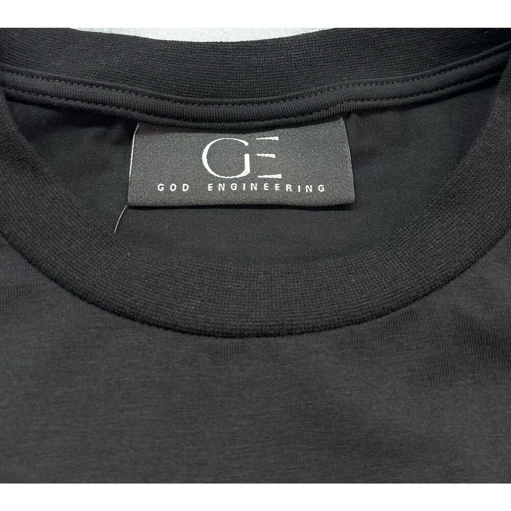 NWT ICON MANN God Engineering Cross Black Tee Size XL Faith Based Streetwear - Picture 7 of 10